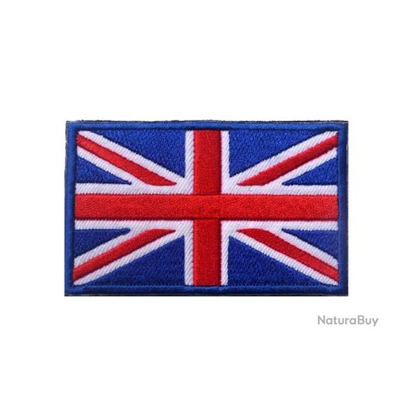 Patch drapeau - Grande-Bretagne/Angleterre - velcro - Livraison gratuite