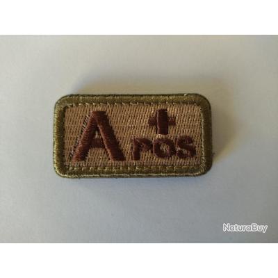 Patchs Velcro De Groupe Sanguin Effet 3D