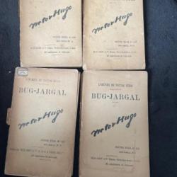 4 Volumes : Bug-Jargal  ,Victor Hugo,  Editions Jules RouffVictor Hugo N° 237,238,239,240