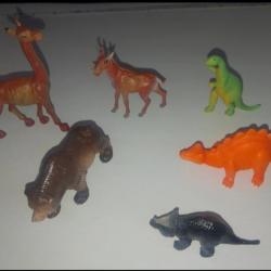 Lot Starlux 1/32 - animaux préhistoriques.