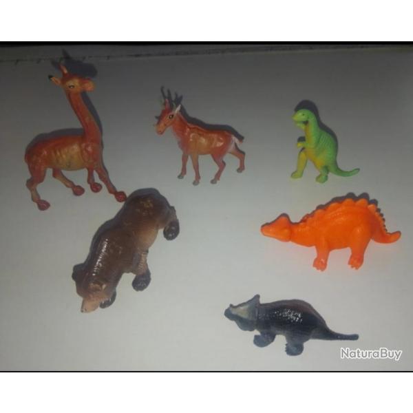 Lot Starlux 1/32 - animaux prhistoriques.