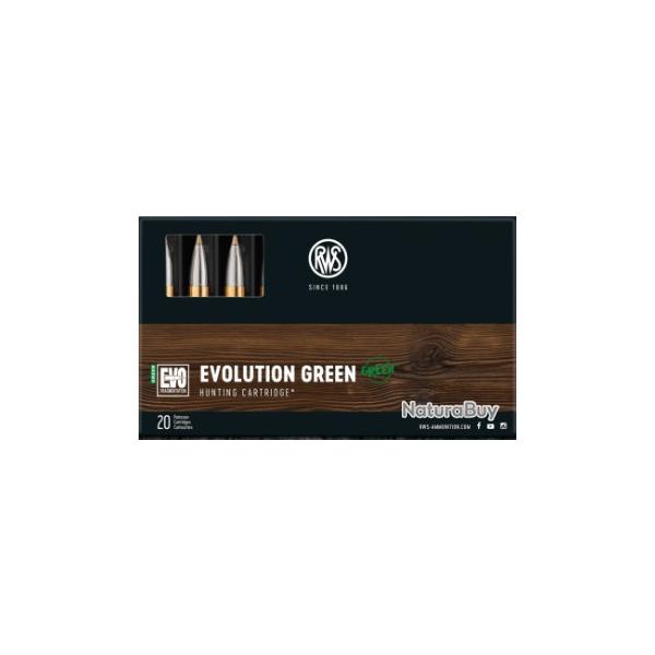 Munitions RWS cal.308 Win evolution green 9g 139gr par 20