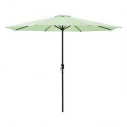 Parasol de jardin polyester acier 300 x 230 cm vert pastel 03_0008050