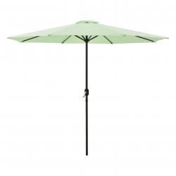 Parasol de jardin polyester acier 300 x 230 cm vert pastel 03_0008050