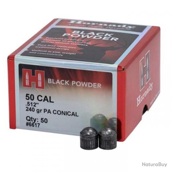 Ogives Hornady  Cal. 50 240GR PA CONICAL