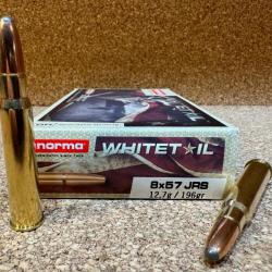 20 BALLES NORMA CAL.8X57JRS WHITETAIL 18.5G, Remplace ALASKA , New !!!