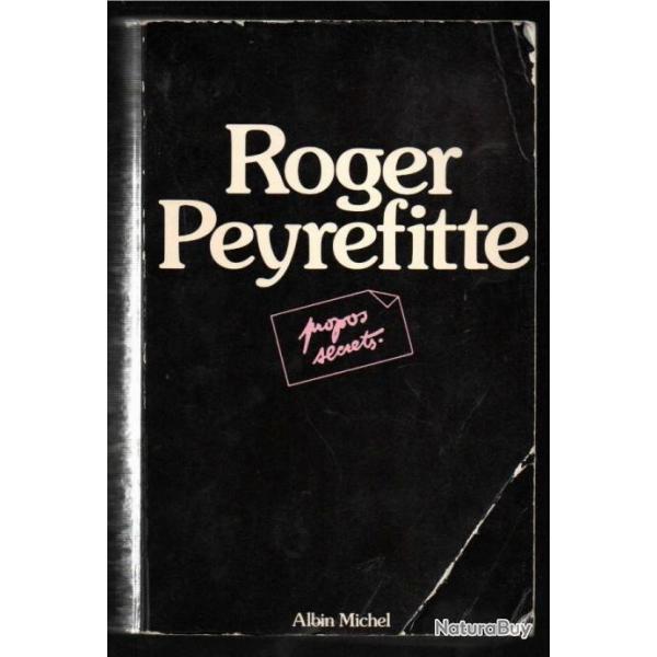 roger peyrefitte propos secrets