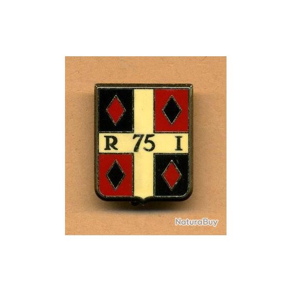 Insigne 75 RI  -  75 Rgiment d'Infanterie