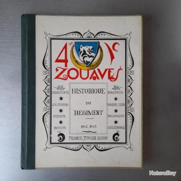 Historique du 4me Rgiment de Zouaves (1942-1945)