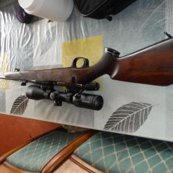 Carabine de chasse à verrou de marque Voere modèle Shikar calibre 7mm Remington Magnum avec lunette