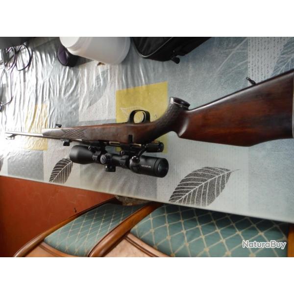 Carabine de chasse  verrou de marque Voere modle Shikar calibre 7mm Remington Magnum avec lunette