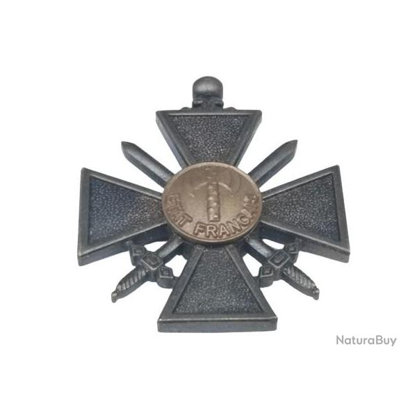 Croix de Guerre ETAT FRANCAIS 1944 ( Reproduction-nxt)