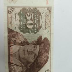 Billet allemand 50 Deutsche mark 1977