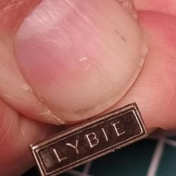 LYBIE, PETITE  "BARRETTE" POUR RAPPEL DE MEDAILLE 14/15MM X 3/4MM (2)