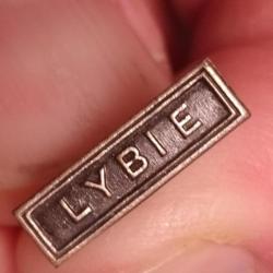 LYBIE, PETITE  "BARRETTE" POUR RAPPEL DE MEDAILLE 14/15MM X 3/4MM (1)