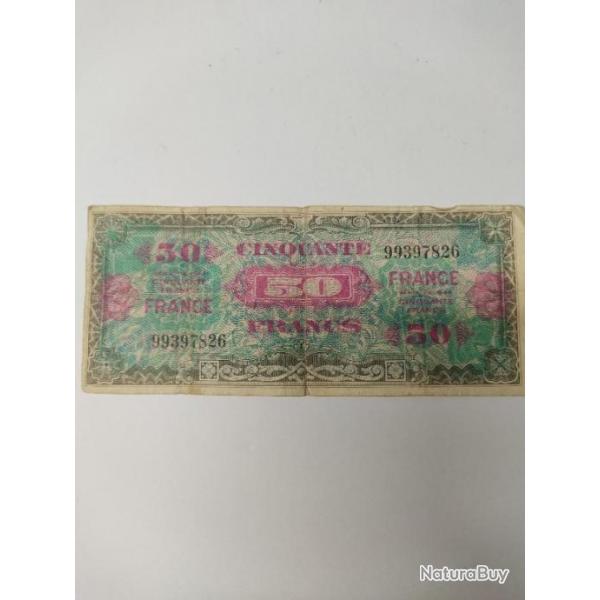 Billet 50 franc 1944