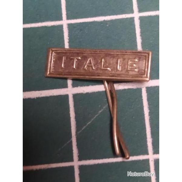 ITALIE, PETITE  "BARRETTE" POUR RAPPEL DE MEDAILLE 14/15MM X 3/4MM (1)