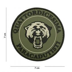 Patch 3D PVC Quattordicesima Paracadutisti vert