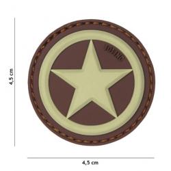 Patch 3D PVC Allied Star sable