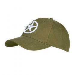 Casquette Baseball Etoile Alliée WWII (Couleur Vert)