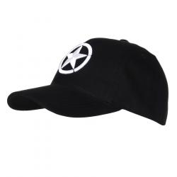 Casquette Baseball Etoile Alliée WWII (Couleur Noir)