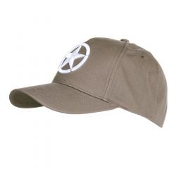 Casquette Baseball Etoile Alliée WWII (Couleur Gris)