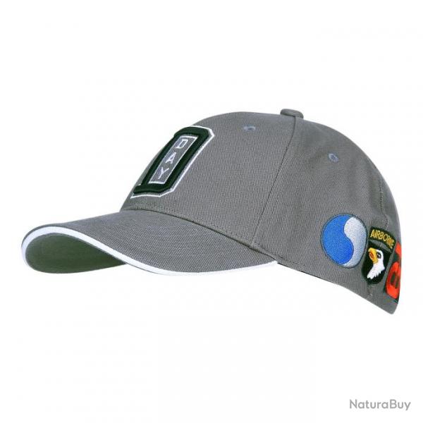 Casquette baseball US WWII D-Day (Couleur Gris)