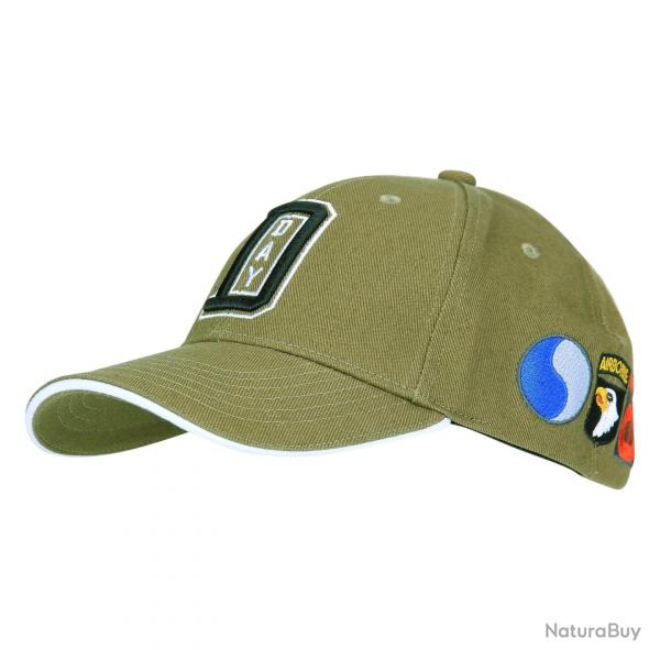Casquette baseball US WWII D-Day (Couleur Vert)