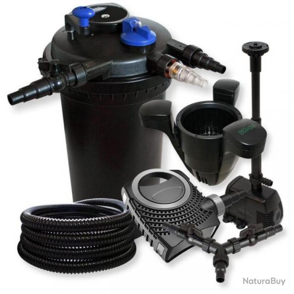 ++Kit filtration bassin  pression 30000l 18W UVC quip 0205 bassin55514