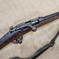 Fusil gras 1874 modifié chasse calibre 24 avec bretelle