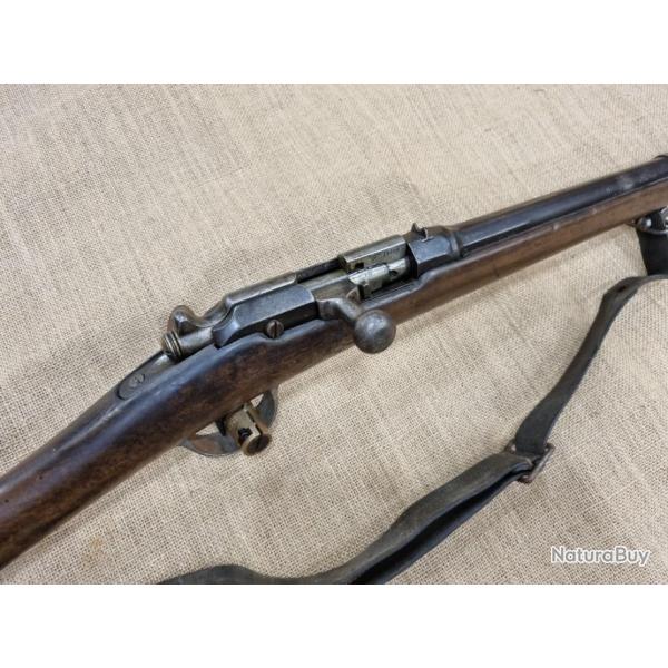 Fusil gras 1874 modifi chasse calibre 24 avec bretelle