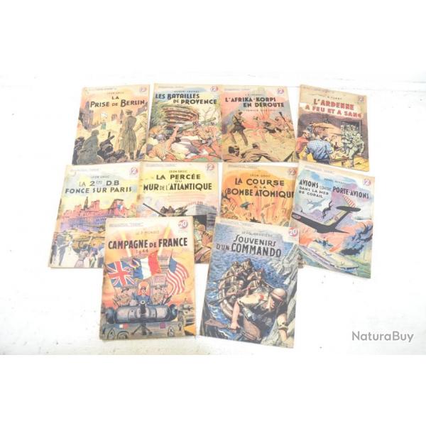 Lot livrets livres histoire Guerre FFL Forces Franaises Libres, Libration. Annes 1947. Indochine