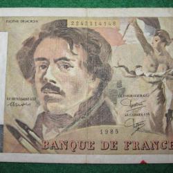 France billet de 100 Francs E.Delacroix de 1985