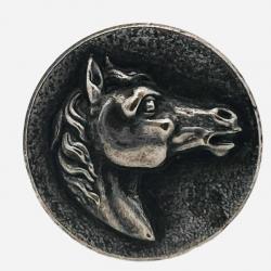 Ancien bouton de chasse cheval