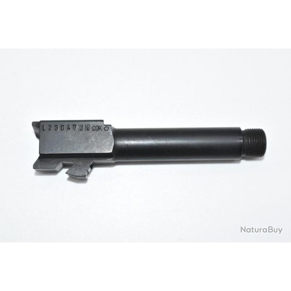 REF 22006_Canon filet pour Glock 26 - Calibre 9x19 - Filetage 13.5x1 LH