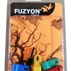 Blister de 5 attaches fuzyon hybride en plastique Ø 7,5mm