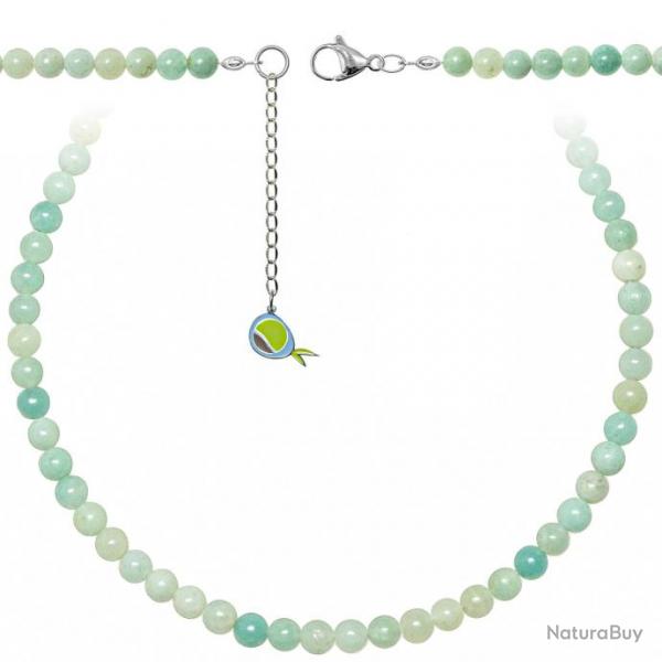 Collier en amazonite - Perles rondes 6 mm - 43 cm