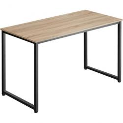 ACTI-Table de bureau Fabio Bois clair industriel, chêne 120 cm table466