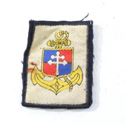 ancien insigne tissu patch brodé 9 DIMA - tâché (C)