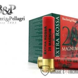 25 Cartouches B&P Extra Rossa 28 Magnum 32G Cal 28/76 Pb N 8