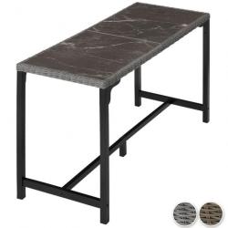 Table de bar en rotin LOIRET gris table840