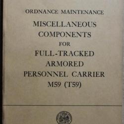Ordnance Maintenance TM9-7003 for Miscellaneous components de 1955
