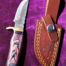 Couteau Bowie small damas blade