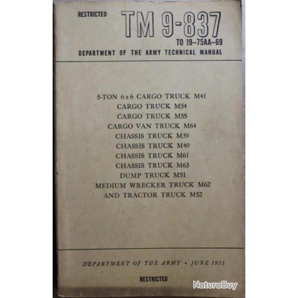 Manual TM 9-837 de 1951
