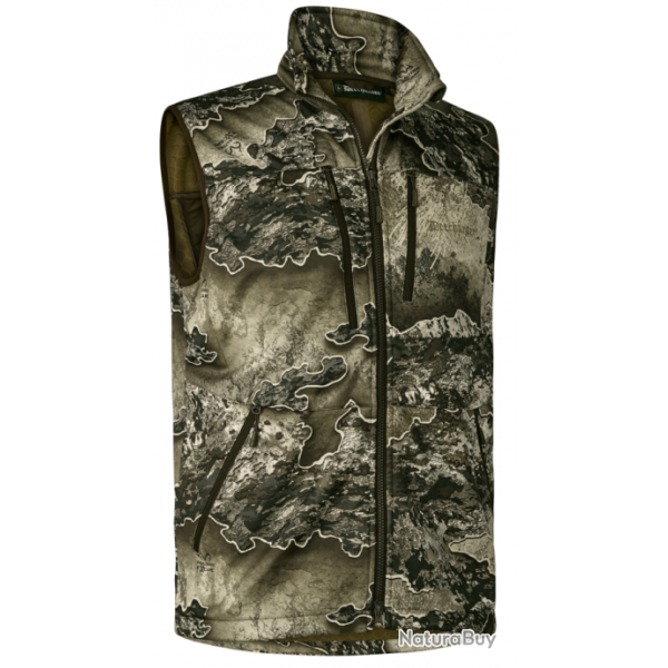 Veste Excape Softshell Waistcoat Camouflage Realtree DEERHUNTER