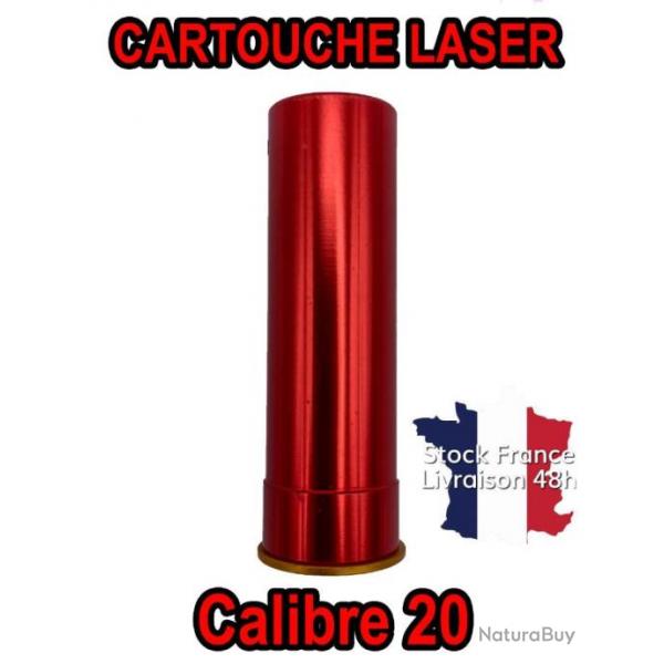 Cartouche rglage Laser calibre 20 - 3 piles offertes - Envoi rapide depuis la France