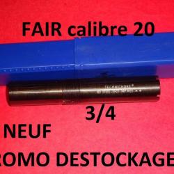 3/4 choke NEUF fusil FAIR calibre 20 +54.50mm TECHNICHOKE - VENDU PAR JEPERCUTE (R693)