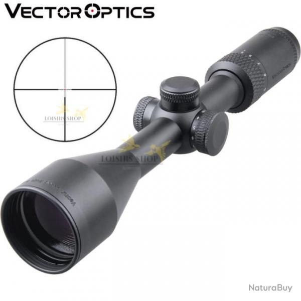 Lunette de vise Vector Optics 3-9x50 SFP point rouge lumineux (ACCESSOIRES OFFERTS)