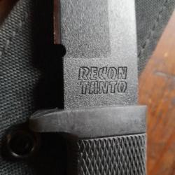 COLD STEEL RECON TANTO  CARBON V MADE IN USA ANNÉE 80 - 90 VINTAGE NEUF  collection combat  tactique