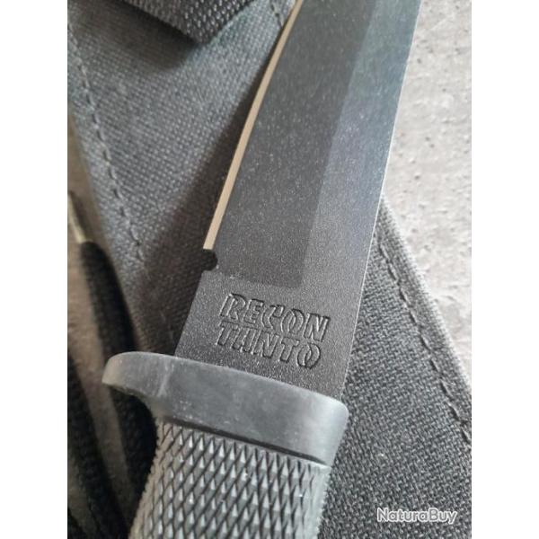 COLD STEEL RECON TANTO  CARBON V MADE IN USA ANNE 80 - 90 VINTAGE NEUF  collection combat  tactique